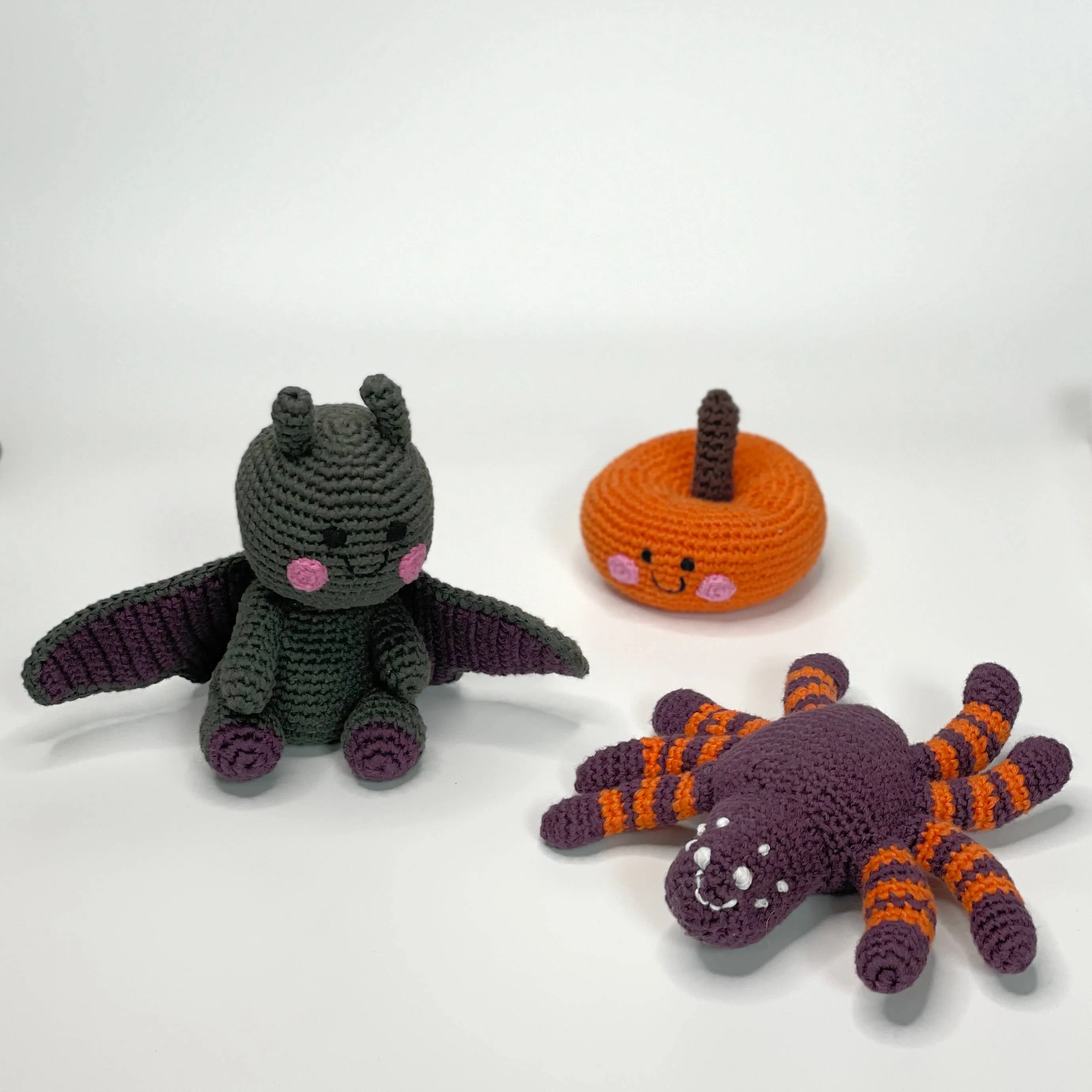 Friendly Plush Pumpkin Rattle