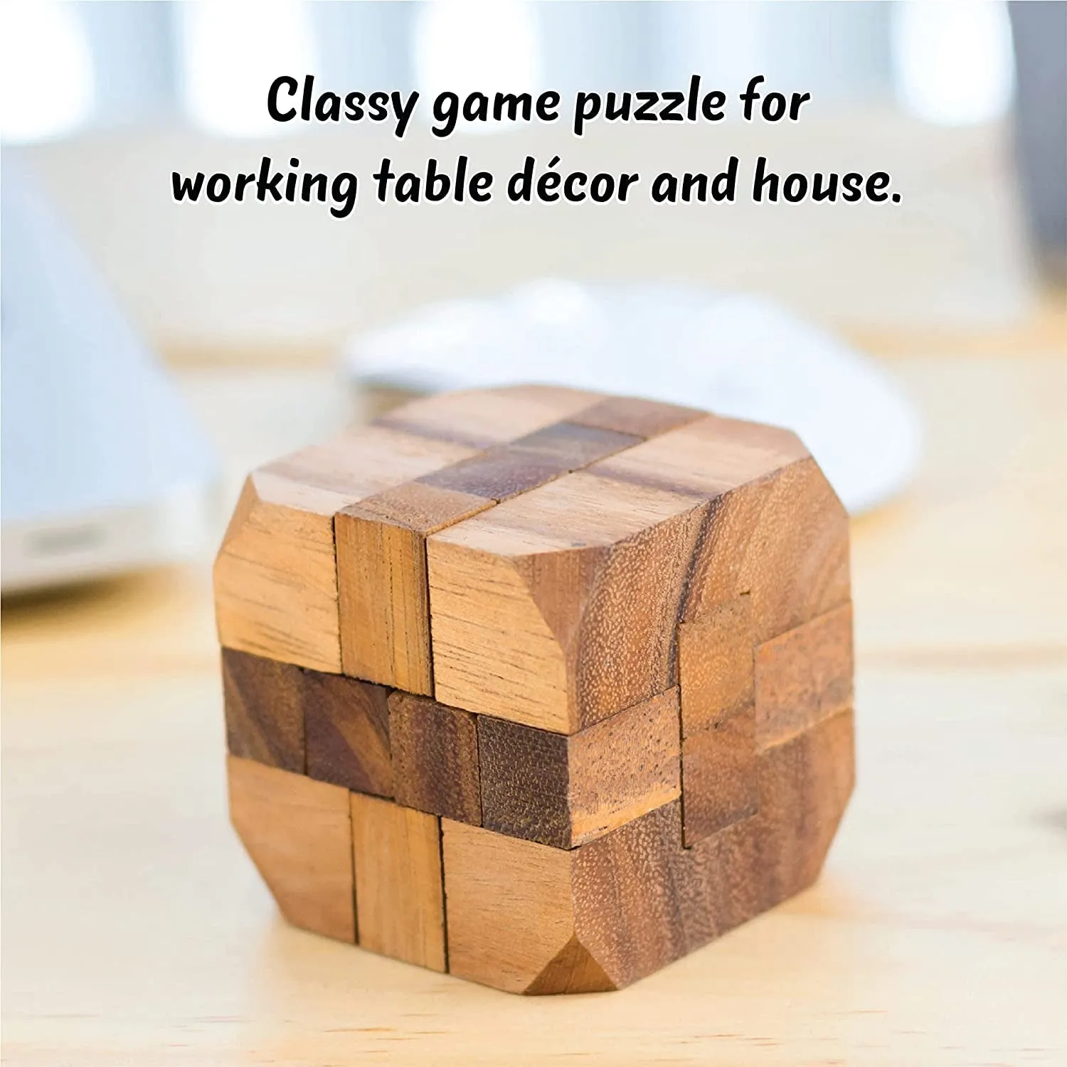 Games Gifts and Brain Teaser Puzzles for Adults Classic Games of Diamond Cube Puzzle for Kids Puzzle Games to Challenge Mind Puzzles for Adults for Fun and Educational Game Kids Wooden Puzzles