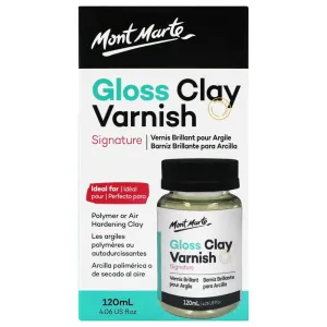 Gloss Clay Varnish Signature 120ml - Mont Marte