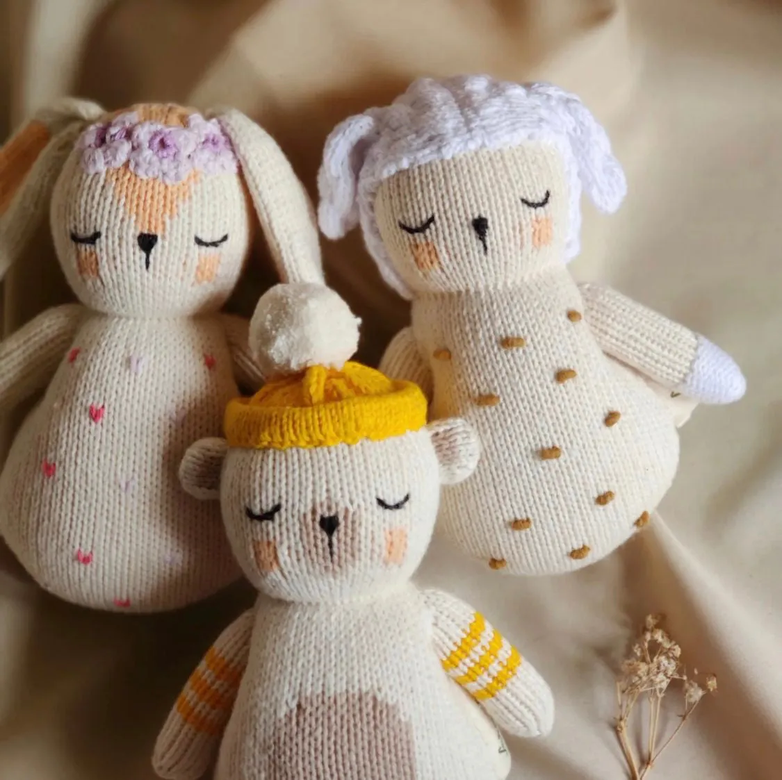 Handmade Fair Trade Rattle - Bunny