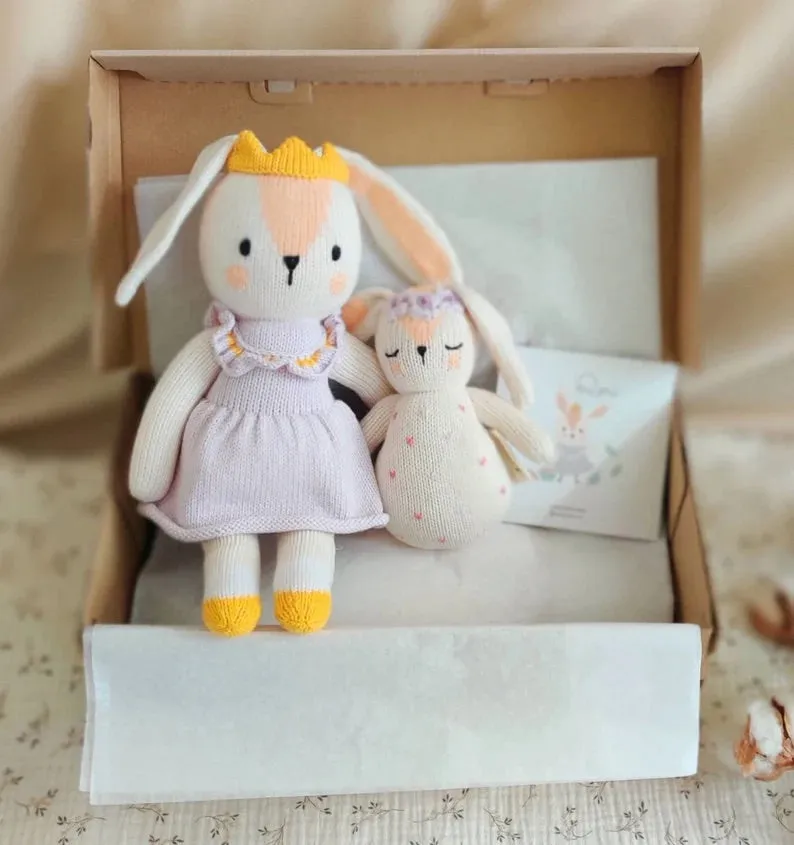 Handmade Fair Trade Rattle - Bunny