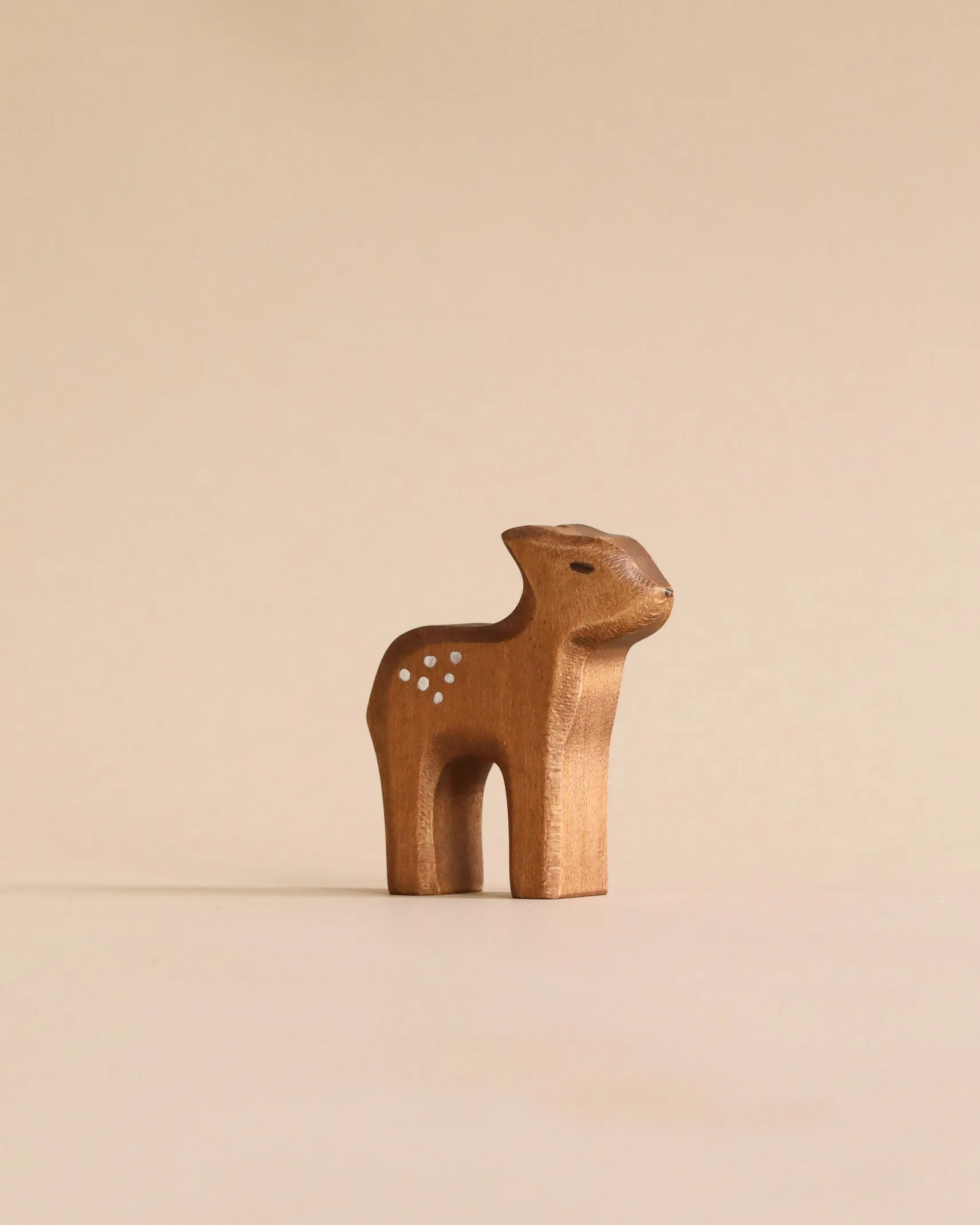 Handmade Holzwald Standing Fawn