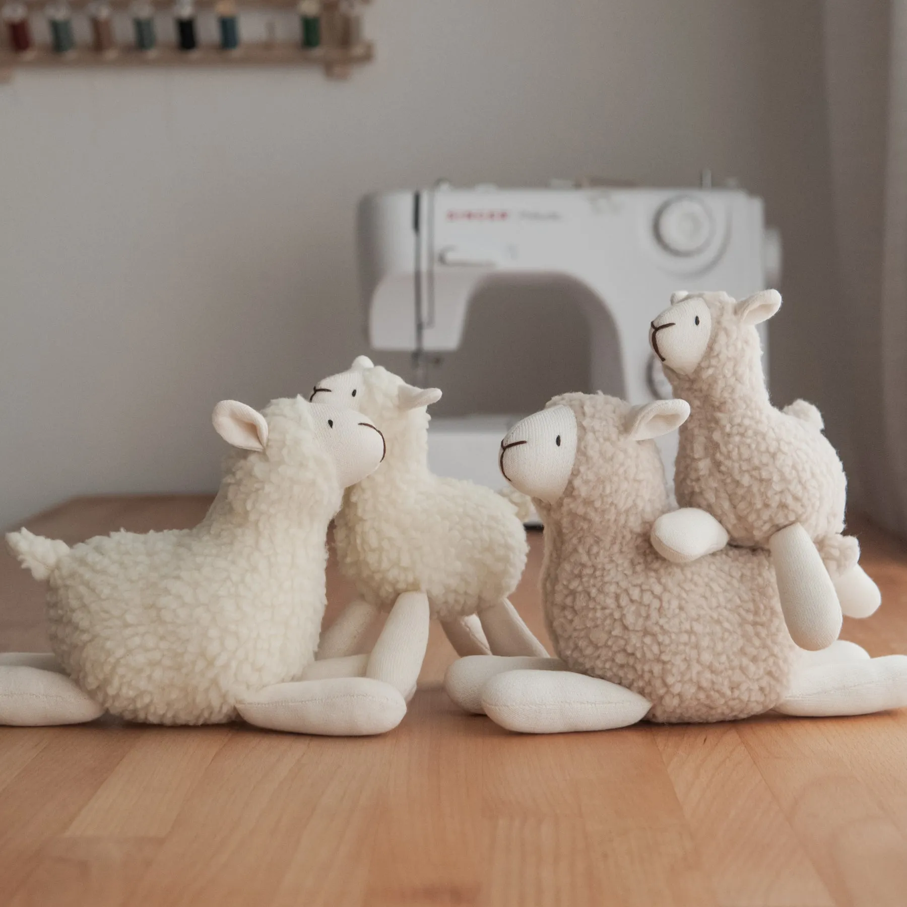 Handmade Plush Toy / Sheep / baby room decor