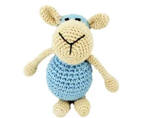 Happy Threads Amigurumi Soft Toy - Handmade Crochet - Blue Sheep