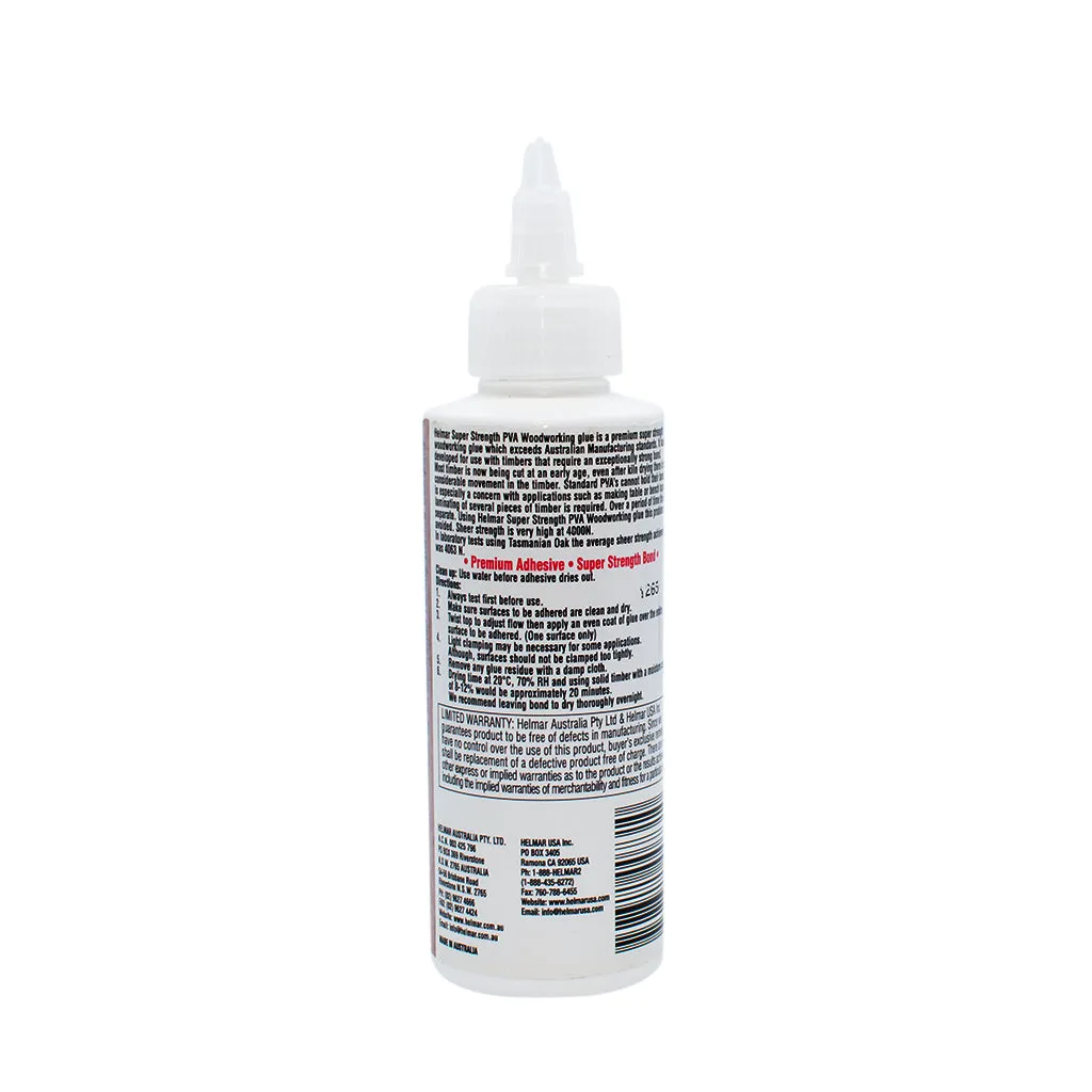 Helmar PVA Wood Glue - Super Strength 125ml