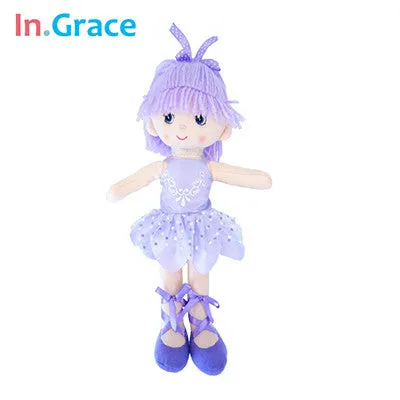 In.Grace Ballerina girl dolls beautiful handmade princess dancing girls wedding dolls unique gifts for kids girl 12inch 3 colors