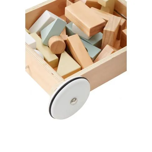 Kids Concept - Toy Wagon with blocks