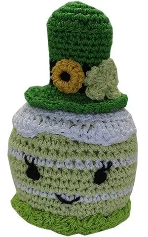 Leprechaun Cupcake Knit Toy