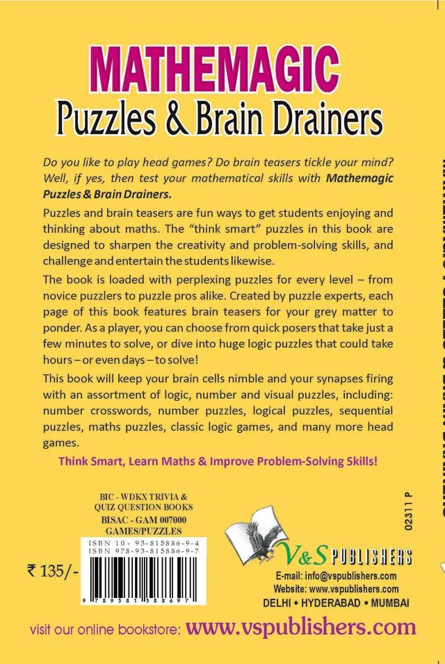 Mathemagic Puzzles And Brain Drainers