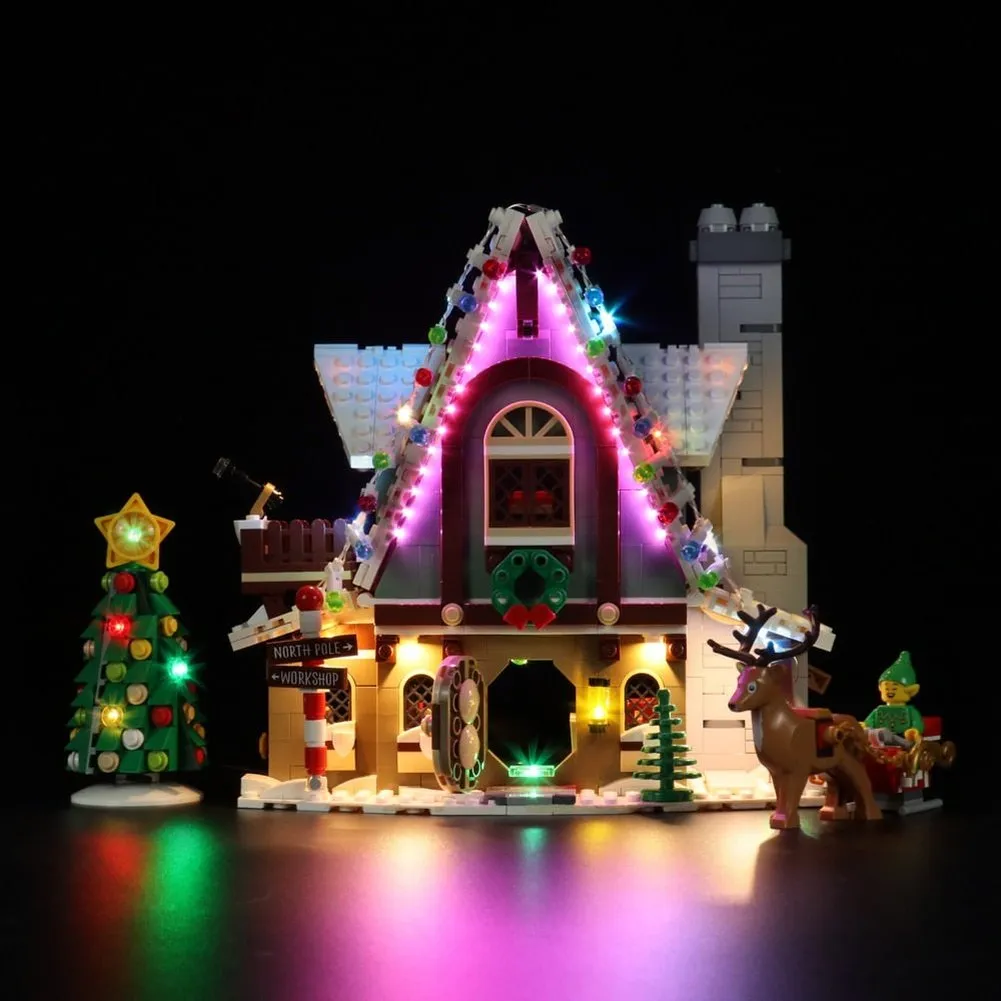 MOC  Compatible  LED Light Kit for 10275 Elf Club House Building Blocks Set (NOT Include The Model) toys  Christmas