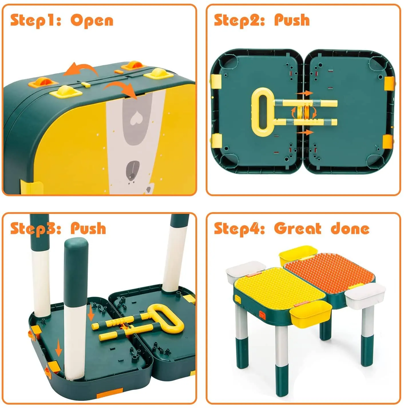 Multi Activity Table, Yellow