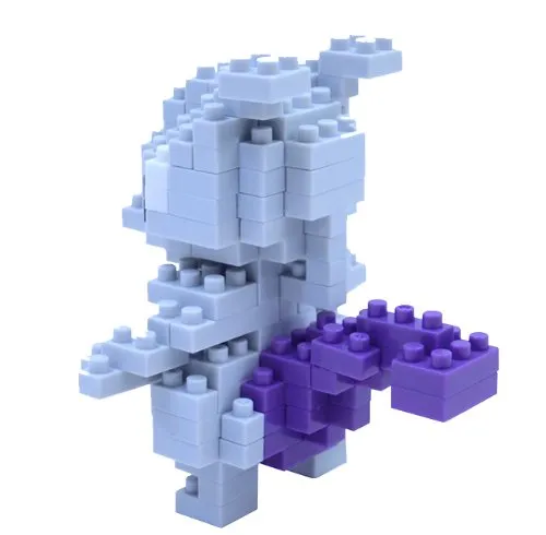 nanoblock Pokemon Mewtwo Building Kit, White