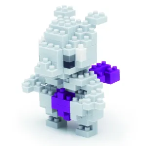 nanoblock Pokemon Mewtwo Building Kit, White