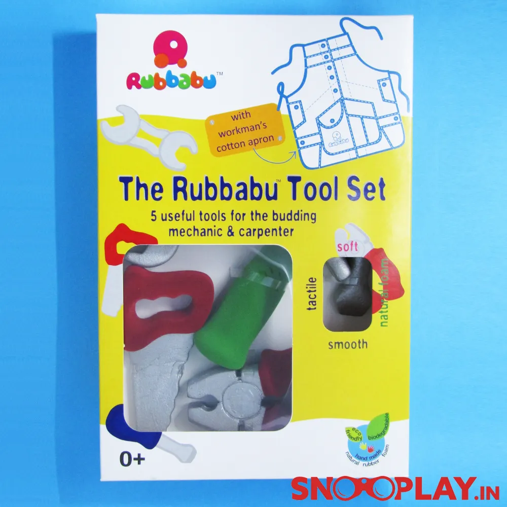 Natural Rubber Foam Tool Set For Kids