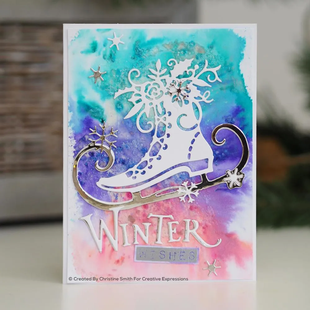 Paper Cuts Edger Winter Cheer Craft Die