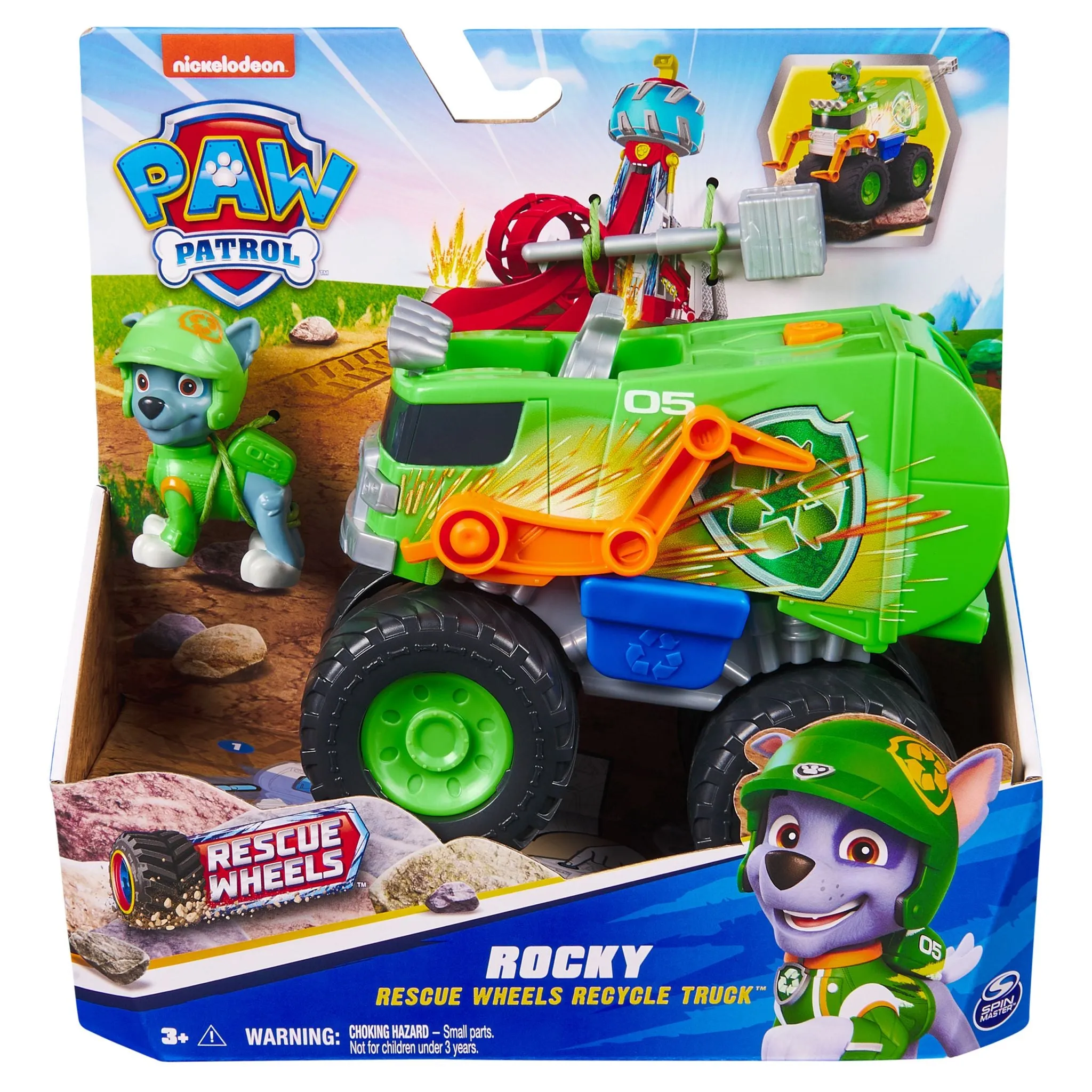 Paw Patrol Rescue Wheels Rocky's Recycle Truck