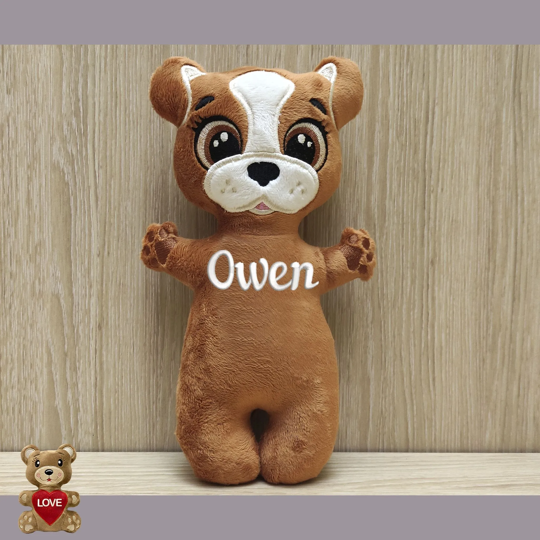 Personalised Cute Dog Stuffed toy ,Super cute personalised soft plush toy, Custom Gifts For Children