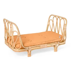 Poppie Rattan Doll Day Bed - Clay