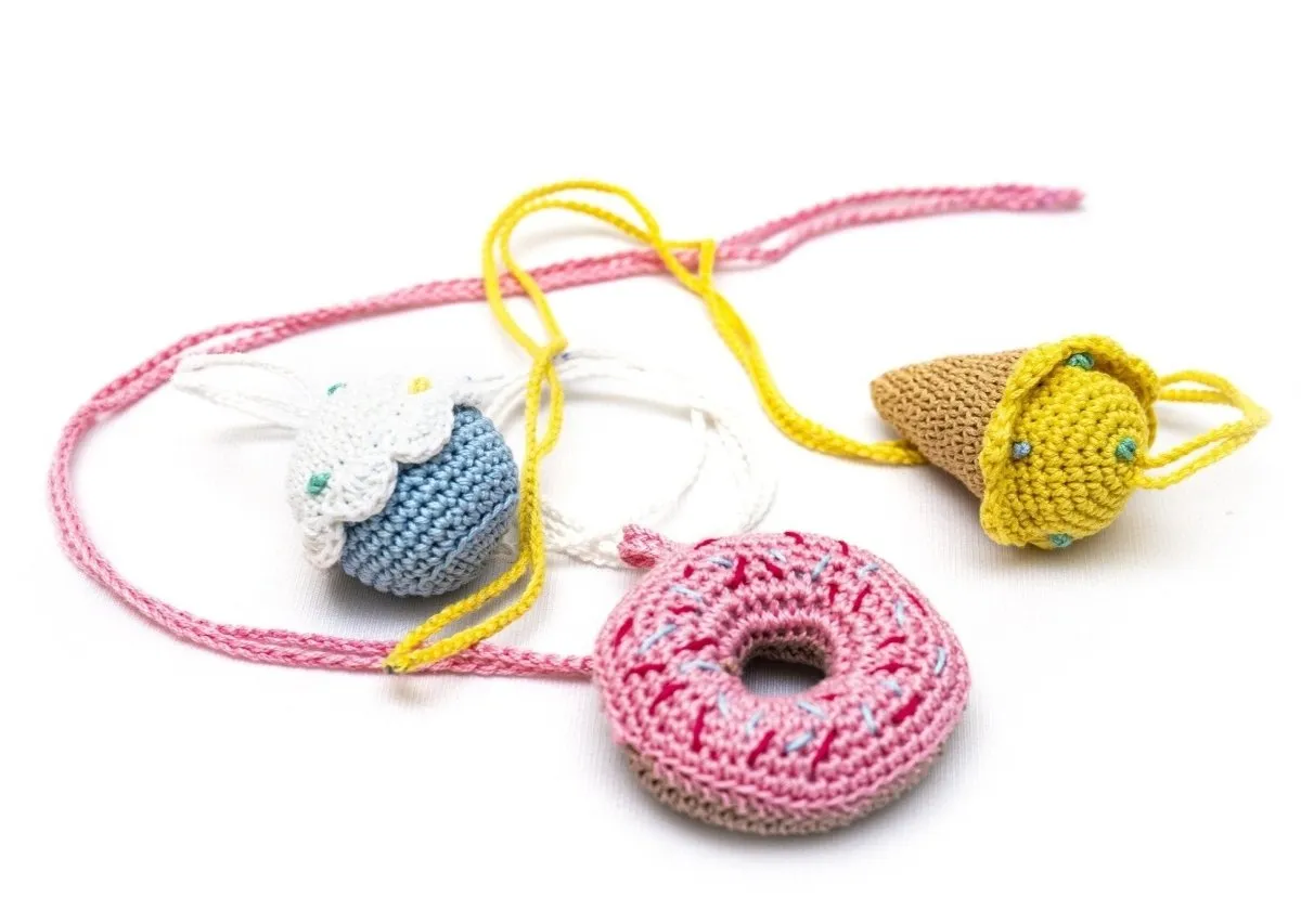 Rocking Potato Hanging Toy - Crochet Desert