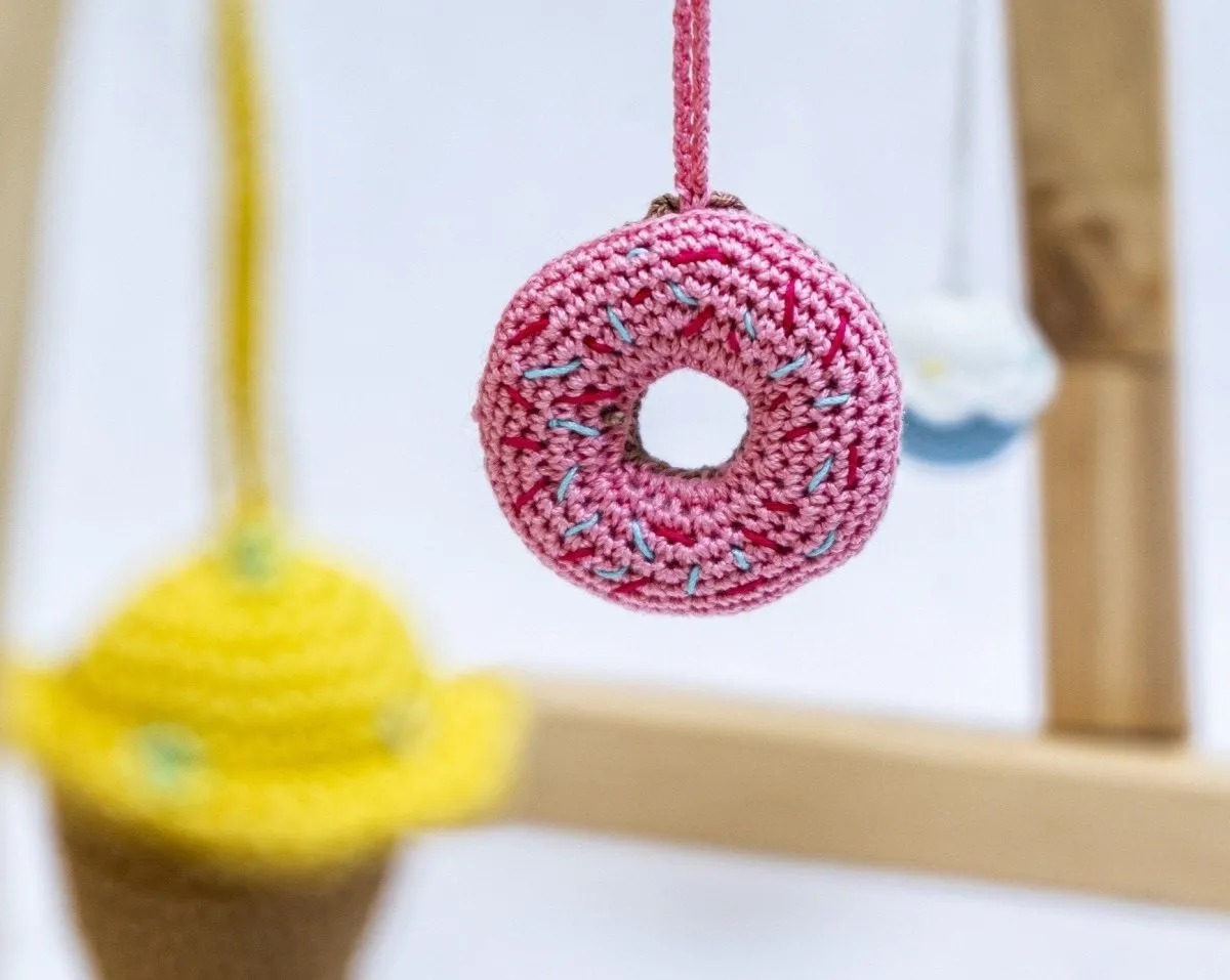 Rocking Potato Hanging Toy - Crochet Desert