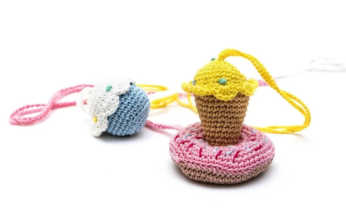 Rocking Potato Hanging Toy - Crochet Desert