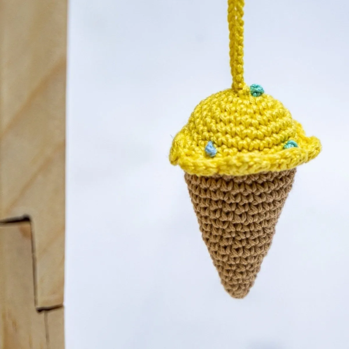 Rocking Potato Hanging Toy - Crochet Desert