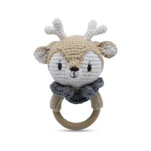 Snuggle Buddies Reindeer - Ring Rattle