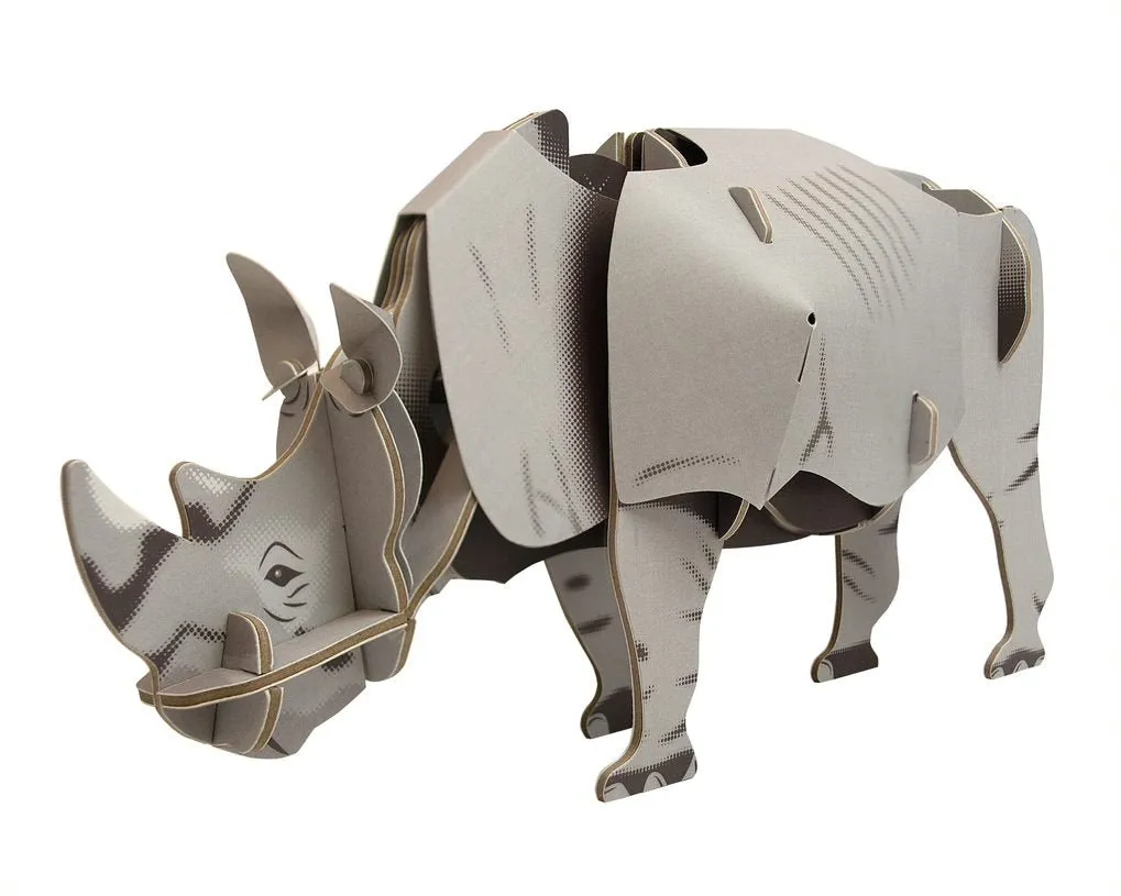 STEM Build - White Rhino with Moving Mechanisms