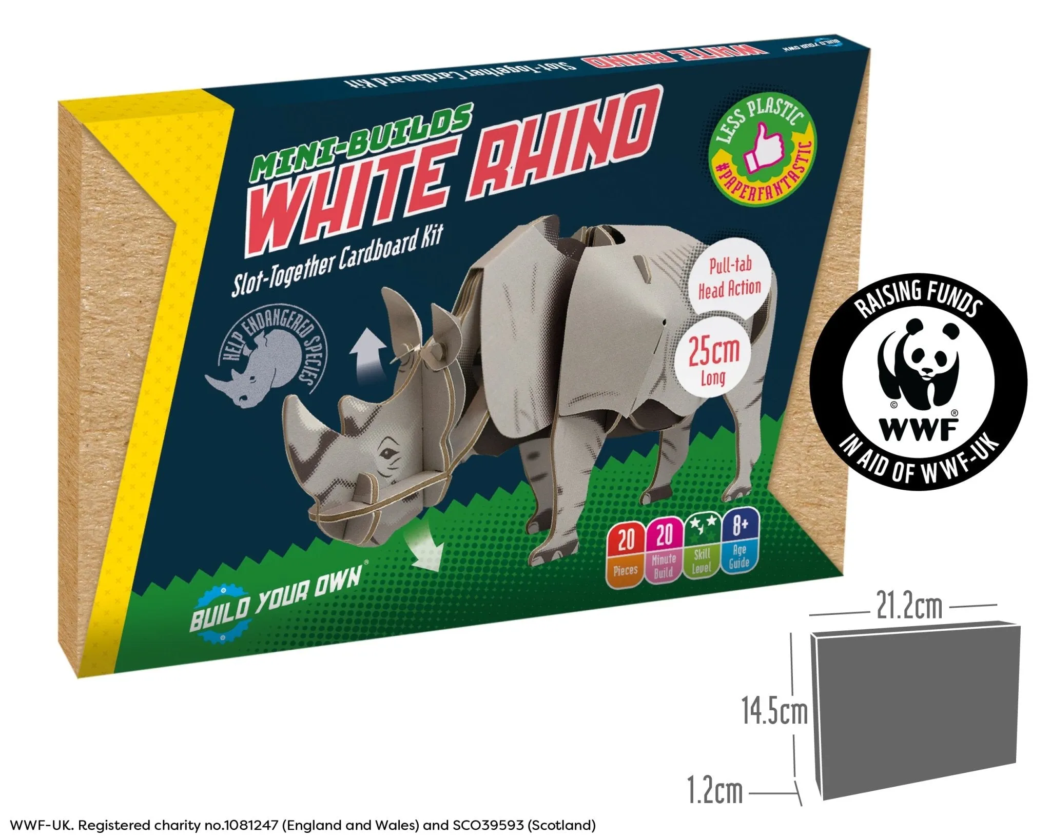 STEM Build - White Rhino with Moving Mechanisms