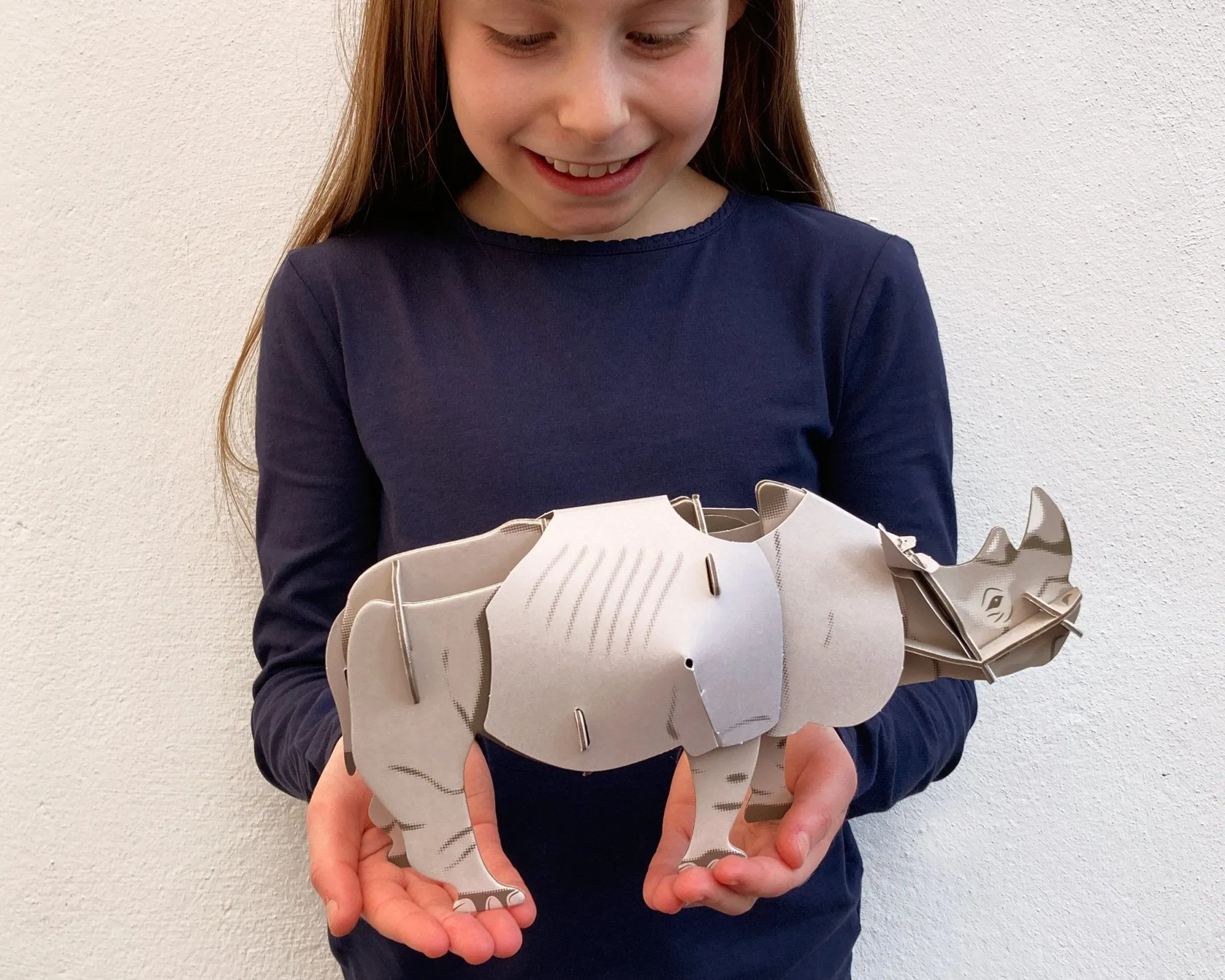 STEM Build - White Rhino with Moving Mechanisms