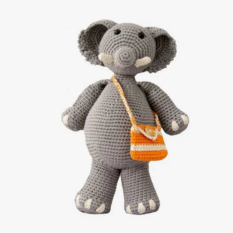 Stuffed Crocheted Elephant