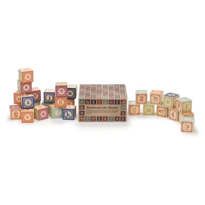 UNCLE GOOSE LOWERCASE ABC BLOCKS 28 PIECES